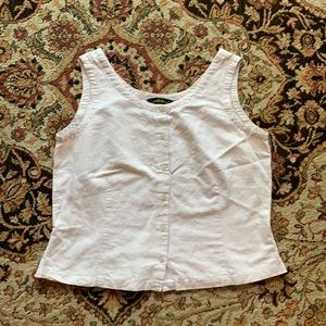 Eddie Bauer Linen Top Size L